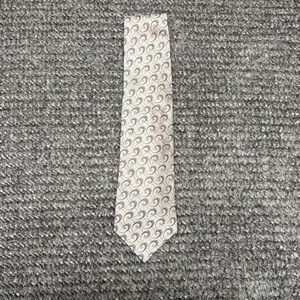City Of London Ferrell Reed Mens Tie Paisley Swirl‎ Cream Red Gray Formal